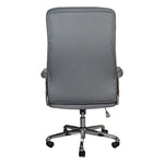 Load image into Gallery viewer, Luxury High Back Office Chair With Leather Pads And Metal Legs-GCC Home Center
