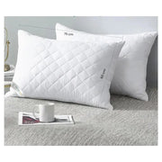 Luxury Hotel-Quality Polyester Bed Pillow – 900gm, Diamond Quilted (50cm x 75cm) | Ultra-Soft & Breathable for Supreme Comfort-GCC Home Center