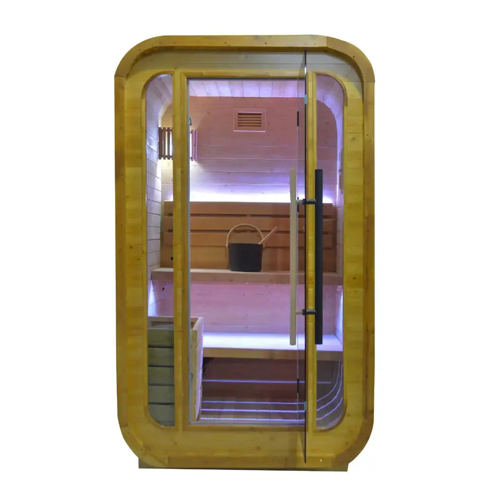 Luxury Indoor/Outdoor Sauna Room