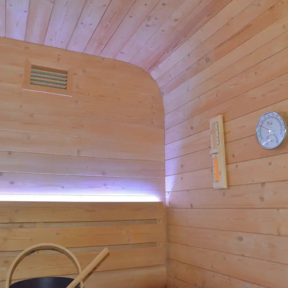 Luxury Indoor/Outdoor Sauna Room