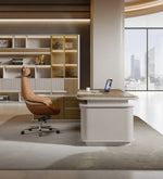 Load image into Gallery viewer, Luxury L Shaped Desk Office Furniture Minimalist Workbench Modern CEO Office Executive Desk  280*210 cm