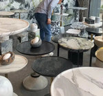 Load image into Gallery viewer, Luxury Modern Coffee Table With Natural Marble, Side Tables For Living Room - Cloudy-GCC Home Center
