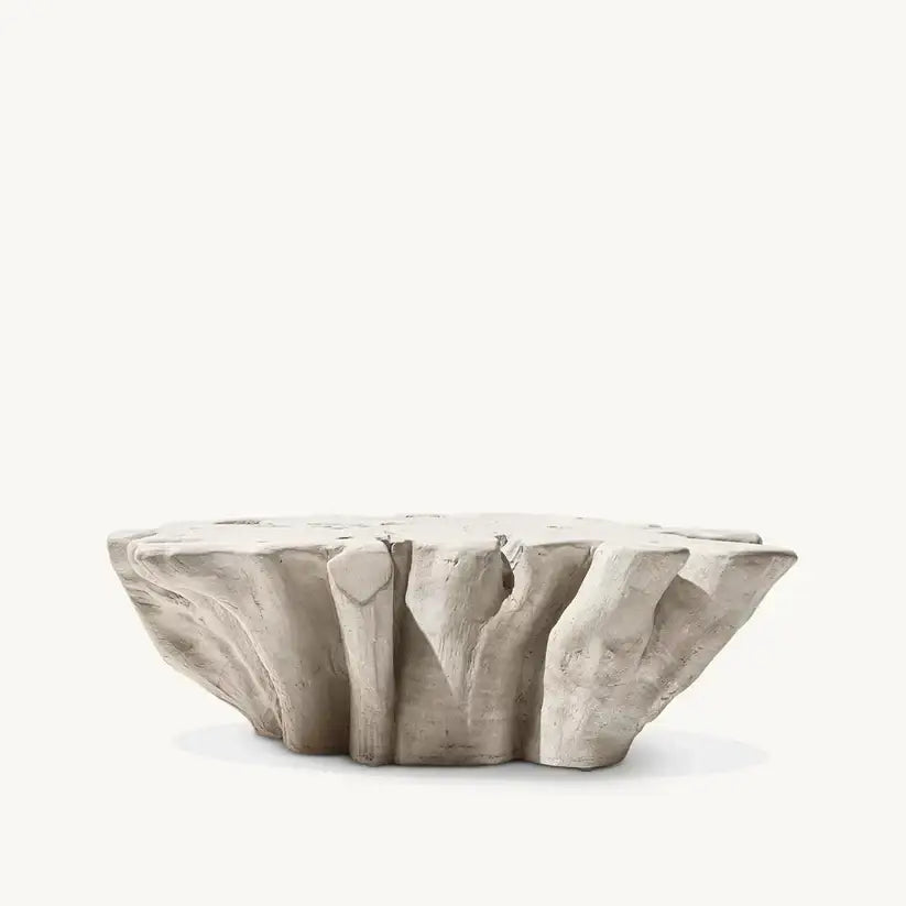 Luxury Natural Teak Root Wood Coffee Table