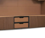 Load image into Gallery viewer, Luxury Office Cabinet, Smart File Cabinet With Four-Door, Four Shelves And Two Drawers - Brown-GCC Home Center