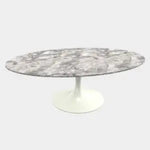 Load image into Gallery viewer, Luxury Oval Dining Table – Warm Gray