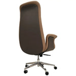 Load image into Gallery viewer, Luxury PU Leather High Back Office Chair - Brown-GCC Home Center