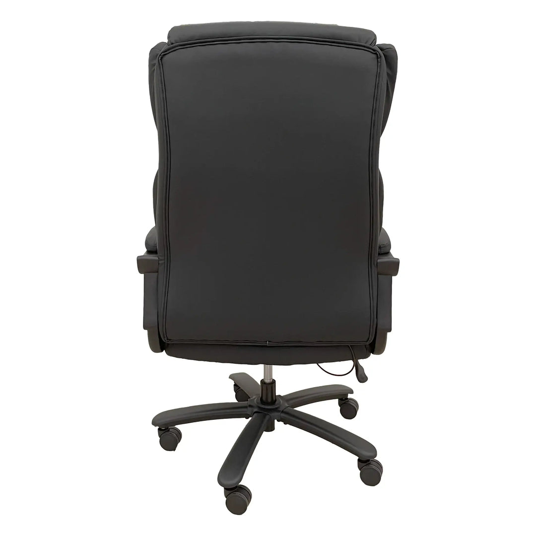 Luxury PU leather High Back Office Chair With Height Adjustable, Cushioned and Swivel Wheels-GCC Home Center