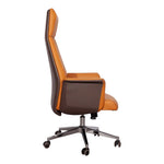 Load image into Gallery viewer, Luxury PU Leather High Back Office Chair With Height Adjustable And Armrest-GCC Home Center