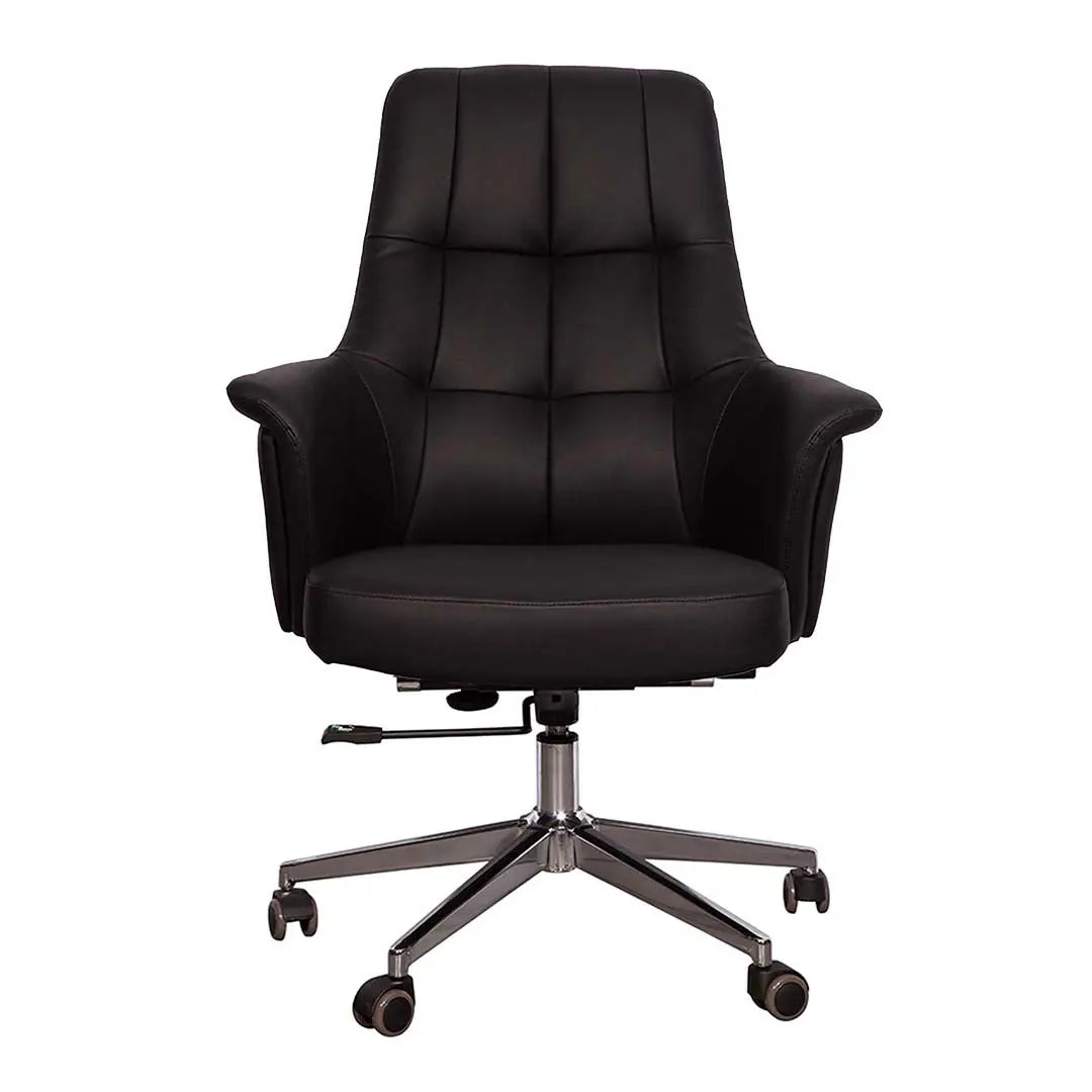 Luxury PU Leather Low Back Office Chair-GCC Home Center