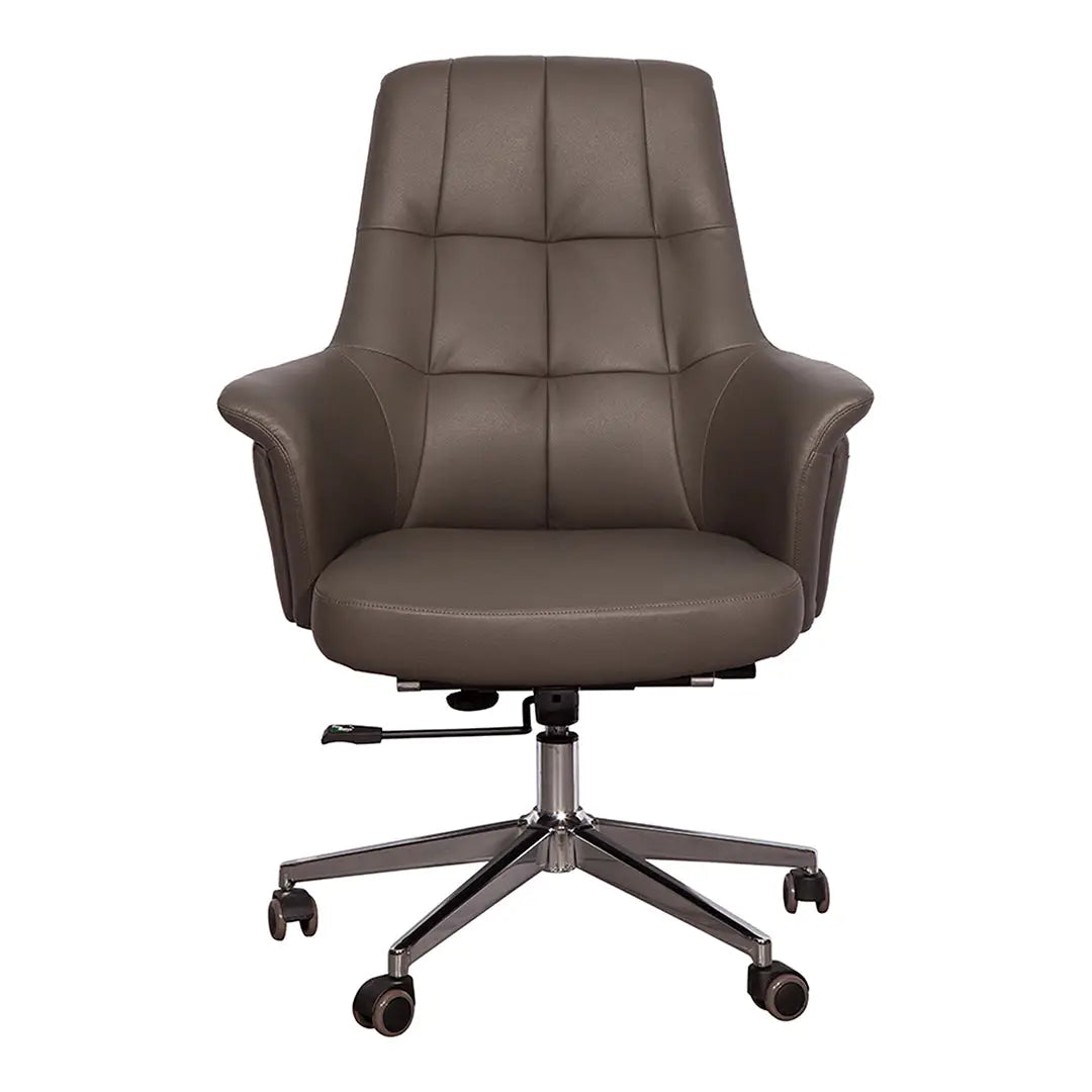 Luxury PU Leather Low Back Office Chair-GCC Home Center