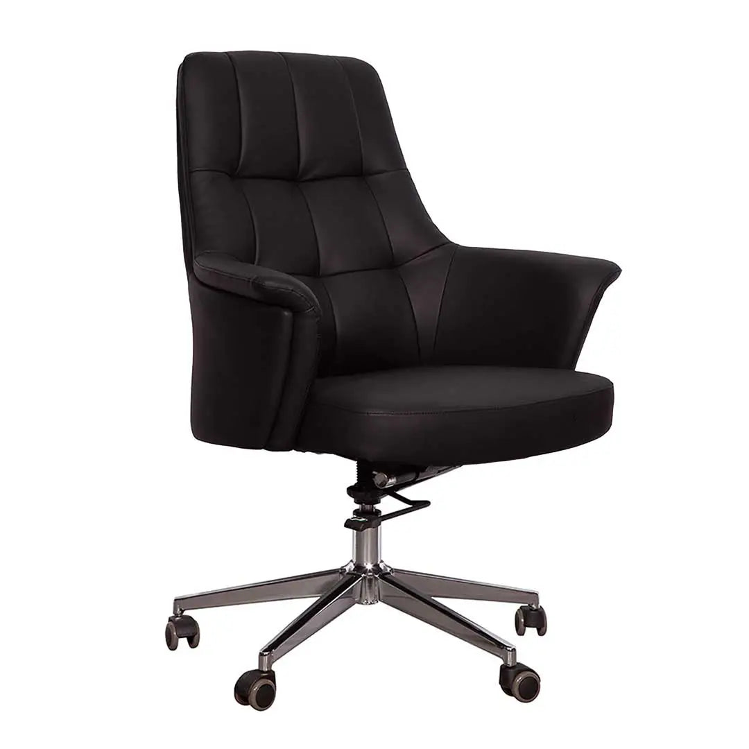 Luxury PU Leather Low Back Office Chair-GCC Home Center
