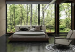 Load image into Gallery viewer, Luxury Solid Wood Japanese Platform Bed With Built-In Nightstands