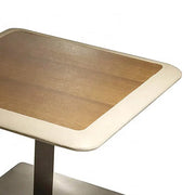 Luxury Square Coffee Table With Metal Leg For Living Rooms, Home And Offices- Brown-GCC Home Center