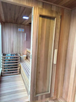 Load image into Gallery viewer, Luxury Ultimate Outdoor Sauna With Integrated Shower for Ultimate Wellness