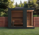 Load image into Gallery viewer, Luxury Ultimate Outdoor Sauna With Integrated Shower for Ultimate Wellness