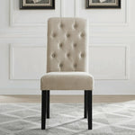 Load image into Gallery viewer, Luxury Upholstery Teak Wood Dining Table Set Mid-Century Modern
