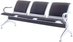 Load image into Gallery viewer, MAF 3 Seater Airport Chair with Cushion - Black-GCC Home Center