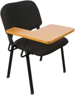 Load image into Gallery viewer, Mahmayi Gamma 502W Student Chair – Durable Metal Legs - Padded Seat Cushion - Student Writing Chair - Ergonomic Design - (Black)