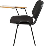 Load image into Gallery viewer, Mahmayi Gamma 502W Student Chair – Durable Metal Legs - Padded Seat Cushion - Student Writing Chair - Ergonomic Design - (Black)