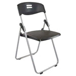 Load image into Gallery viewer, Mahmayi Kelvin S234A Folding Student Chair - Plastic Folding Chair With Writing Tablet - Foldable Chair With Polypropylene Tablet (Black) (Student Chair)