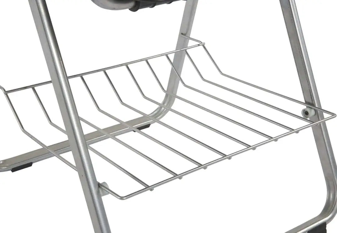 Mahmayi Kelvin S234A Folding Student Chair - Plastic Folding Chair With Writing Tablet - Foldable Chair With Polypropylene Tablet (Black) (Student Chair)