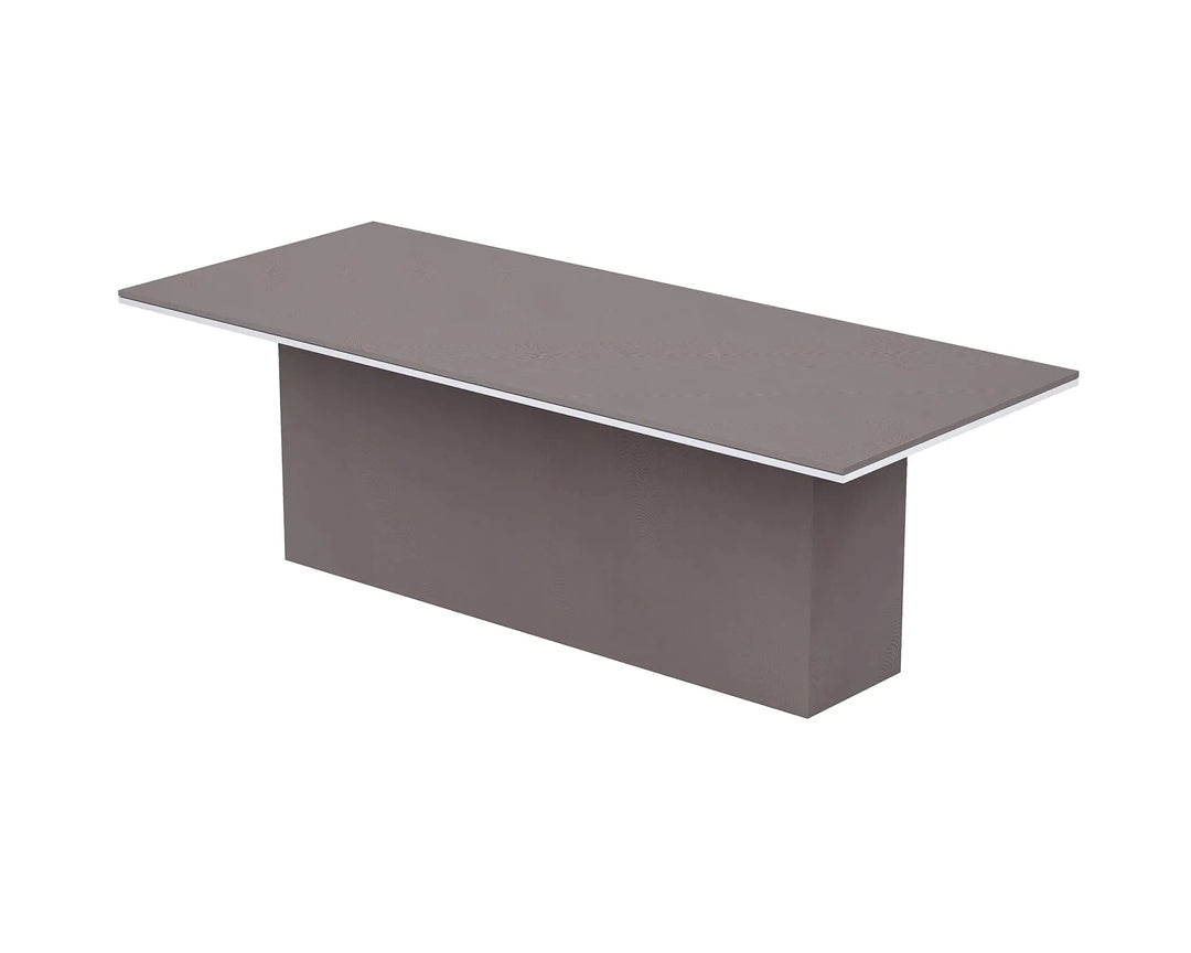 Mahmayi Modern Conference Table, Office Meeting Table, Conference Meeting Room Table - Light Concrete, 480CM