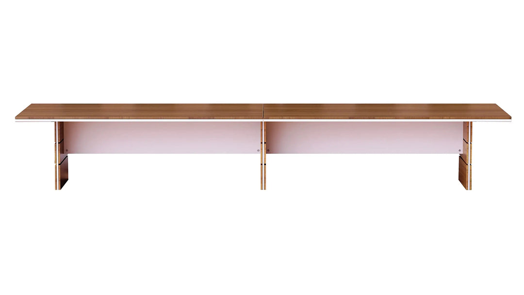 Mahmayi Modern Conference Table, Office Meeting Table, Conference Meeting Room Table - Light Concrete, 480CM