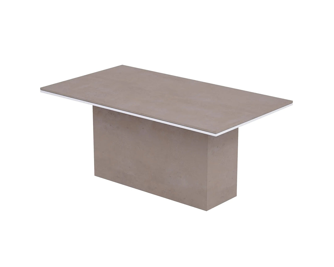 Mahmayi Modern Conference Table, Office Meeting Table, Conference Meeting Room Table - Light Concrete, 480CM