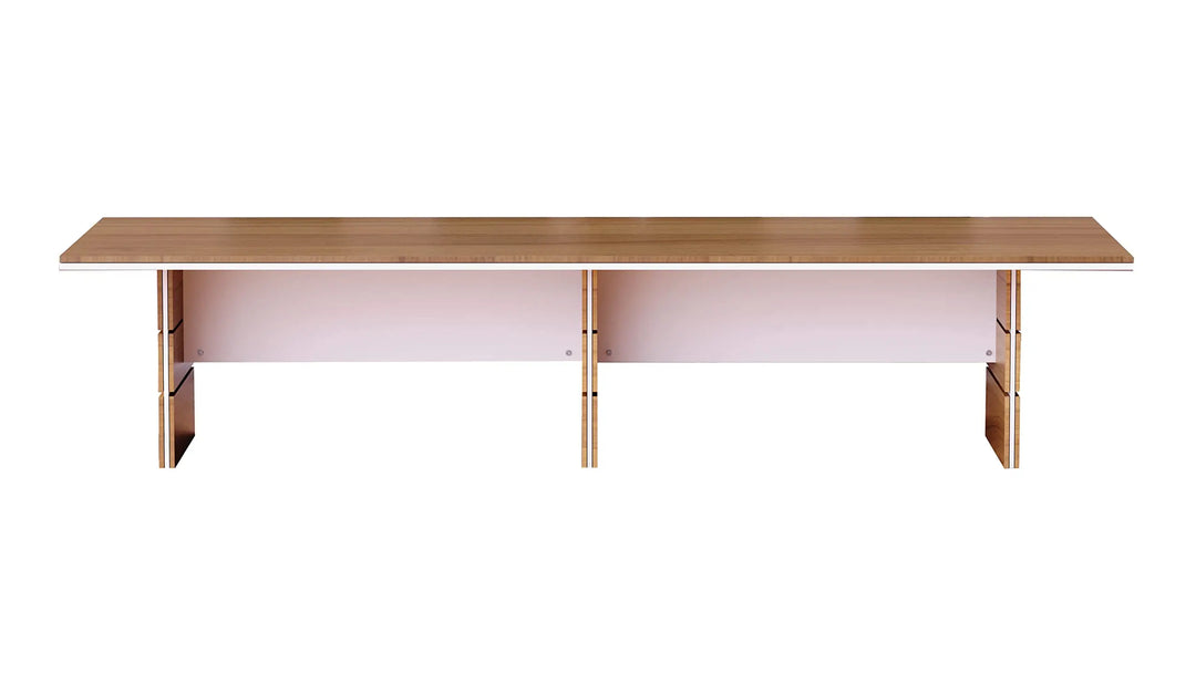Mahmayi Modern Conference Table, Office Meeting Table, Conference Meeting Room Table - Light Concrete, 480CM