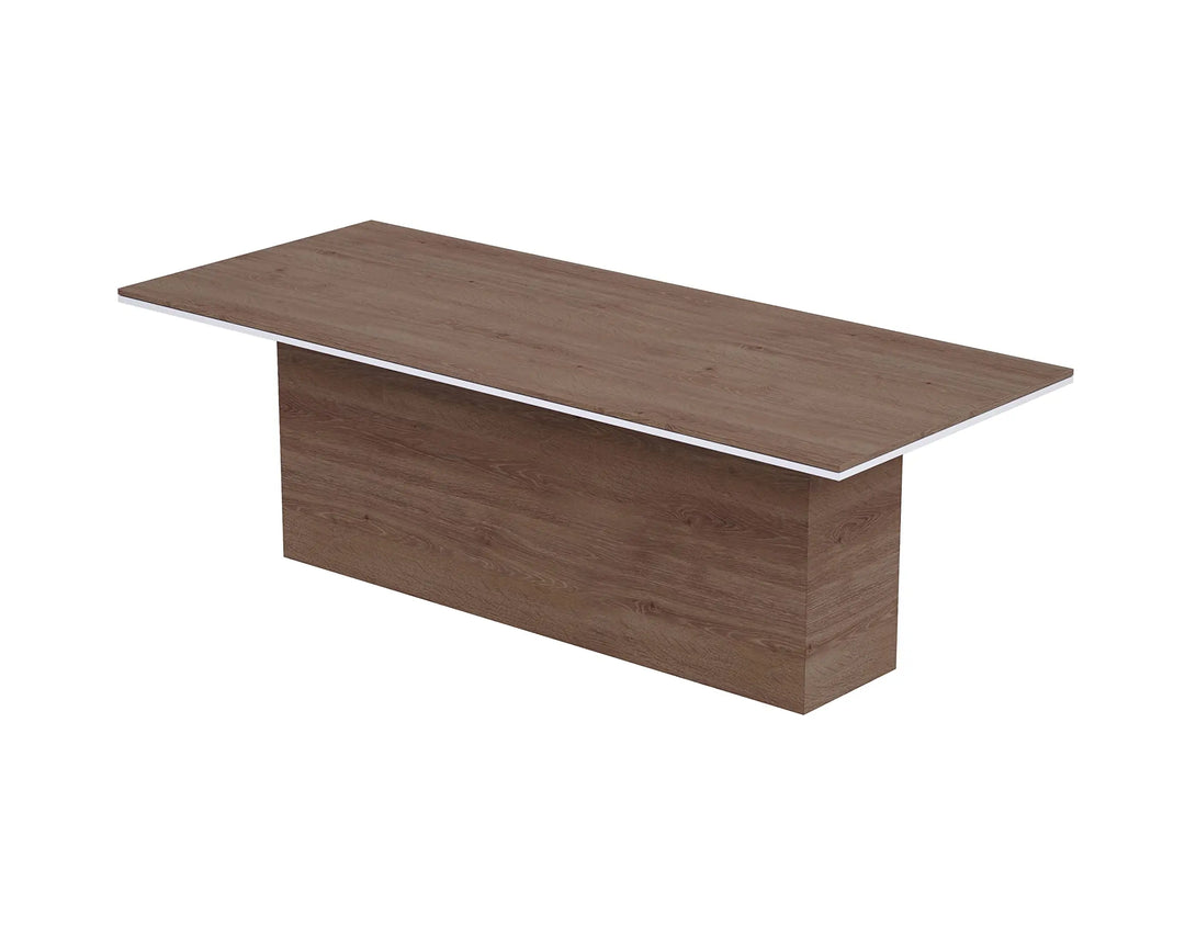 Mahmayi Modern Conference Table, Office Meeting Table, Conference Meeting Room Table - Light Concrete, 480CM