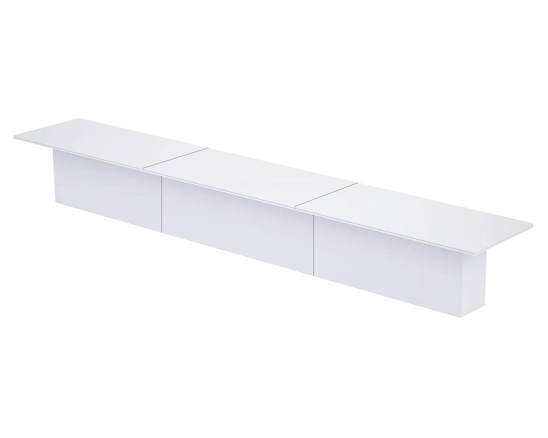 Mahmayi Modern Conference Table, Office Meeting Table, Conference Meeting Room Table - Light Concrete, 480CM