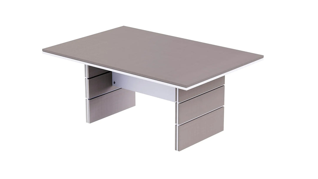 Mahmayi Modern Conference Table, Office Meeting Table, Conference Meeting Room Table - Light Concrete, 480CM
