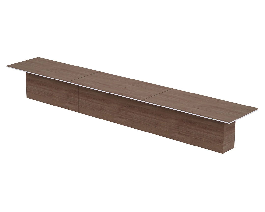 Mahmayi Modern Conference Table, Office Meeting Table, Conference Meeting Room Table - Light Concrete, 480CM