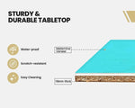 Load image into Gallery viewer, Mahmayi Modern Conference Table, Office Meeting Table, Conference Meeting Room Table - Light Concrete, 480CM