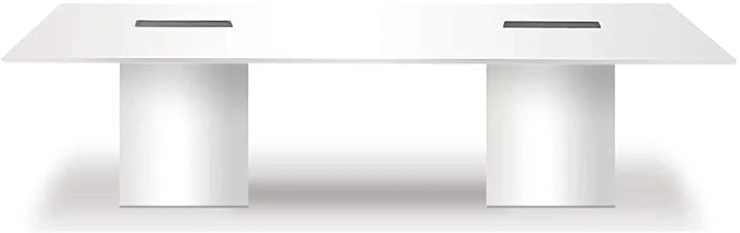 Mahmayi Modern Conference Table, Office Meeting Table, Conference Meeting Room Table - Light Concrete, 480CM
