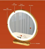 Load image into Gallery viewer, Makeup Table Dressing Table, Flip Mirror With Drawers And Chair - 70 CM-GCC Home Center