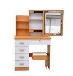 Load image into Gallery viewer, Makeup Vanity Desk Dressing Table-Oak White-GCC Home Center