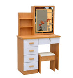 Load image into Gallery viewer, Makeup Vanity Desk Dressing Table-Oak White-GCC Home Center