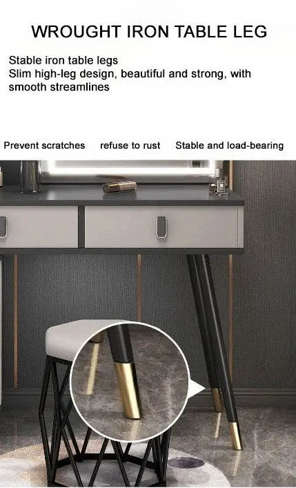 Makeup Vanity Light with Adjustable Brightness for Small Bedroom Dressers-GCC Home Center