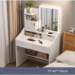 Load image into Gallery viewer, Makeup Vanity Table Dressing Table Flip Mirror With Drawers-GCC Home Center