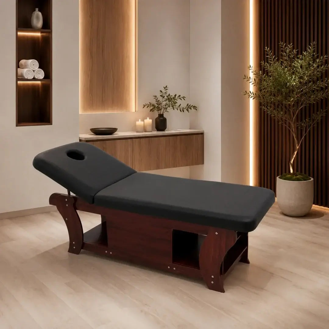 Mall Professional Wooden Facial & Massage Bed