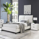 Load image into Gallery viewer, Malta Single Bed – Cream White