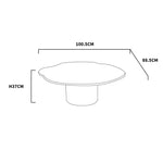 Load image into Gallery viewer, Marble Side Table And Coffee Table  – Faux Marble Top &amp; Coffee Brown Stainless Steel Base