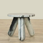 Load image into Gallery viewer, Marble Side Table - Timeless Luxury Solid Stone