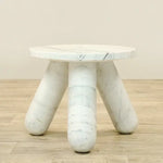 Load image into Gallery viewer, Marble Side Table - Timeless Luxury Solid Stone
