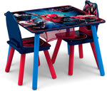 Load image into Gallery viewer, Marvel Spider Man Kids Table Set with Storage 2 Chair - Best For Homework , playing , snacks and Much More .