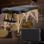 Load image into Gallery viewer, Massage Table Bed Spa 84 Inches Long Portable 2 Folding W/Carry Case Heigh Adjustable Salon Face Cradle