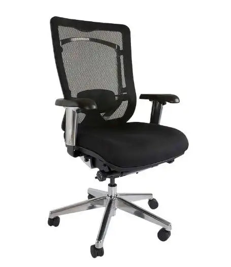 Medium Back Ergonomic Mesh Chair Black-GCC Home Center