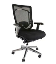 Medium Back Ergonomic Mesh Chair Black-GCC Home Center