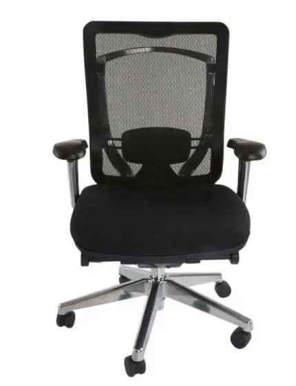 Medium Back Ergonomic Mesh Chair Black-GCC Home Center